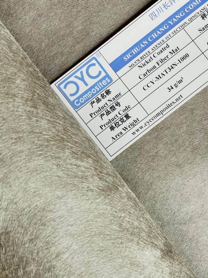 CYC Nickel Coated Carbon Fiber Mat / Veil