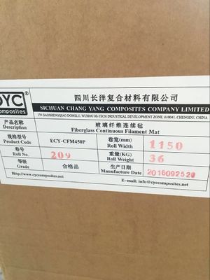 CYC Fiberglass Continuous Filament Mat (CFM) for FRP/GRP Pultrusion